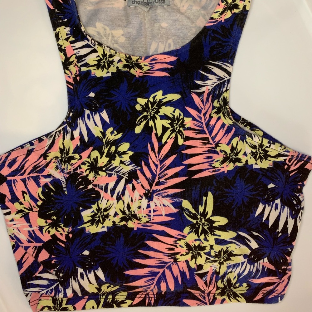 Tropical crop top